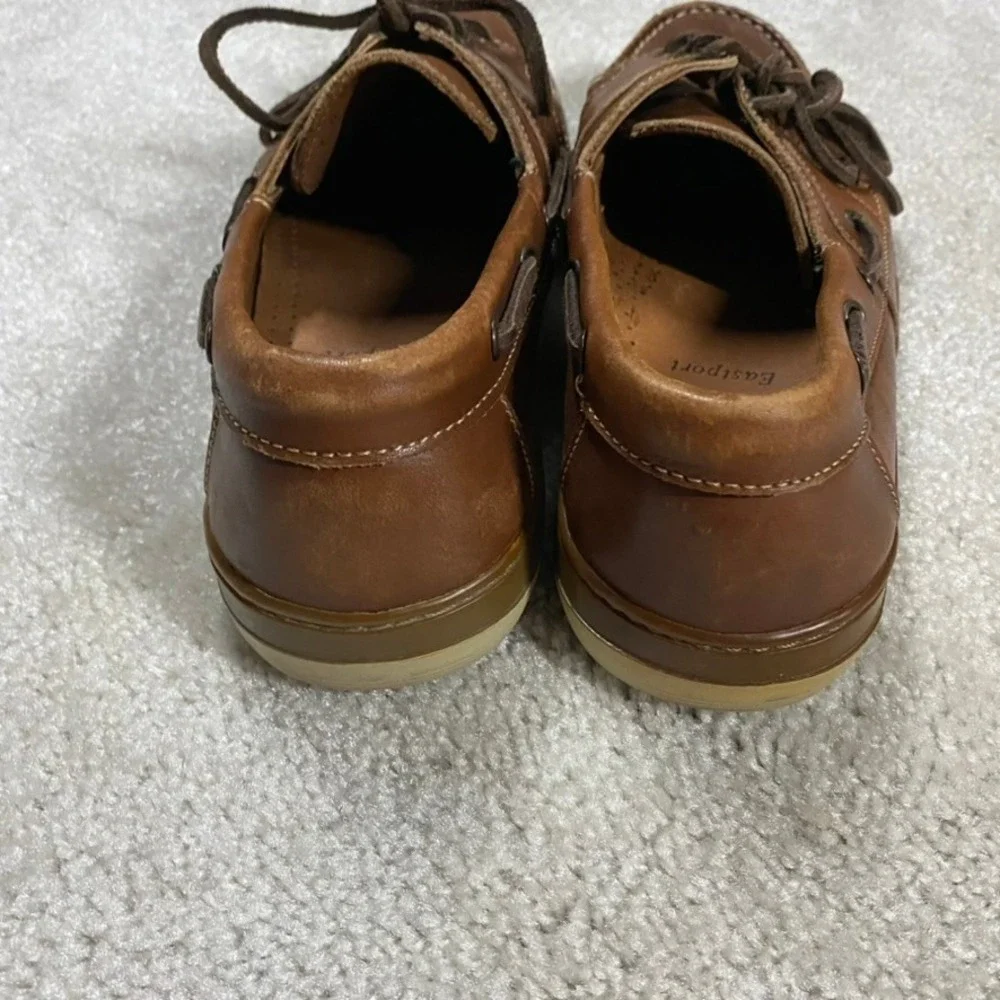 Allen Edmonds Shoes Mens 9 D Eastport Tan Leather Boat Shoes Loafers Preppy
